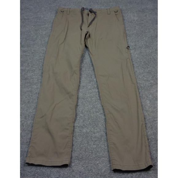 686 Other - 686 Everywhere Pants Men 30x30 Brown Slim Fit Straight Drawstring Outdoor Travel